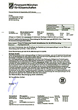 Freistellungsbescheinigung